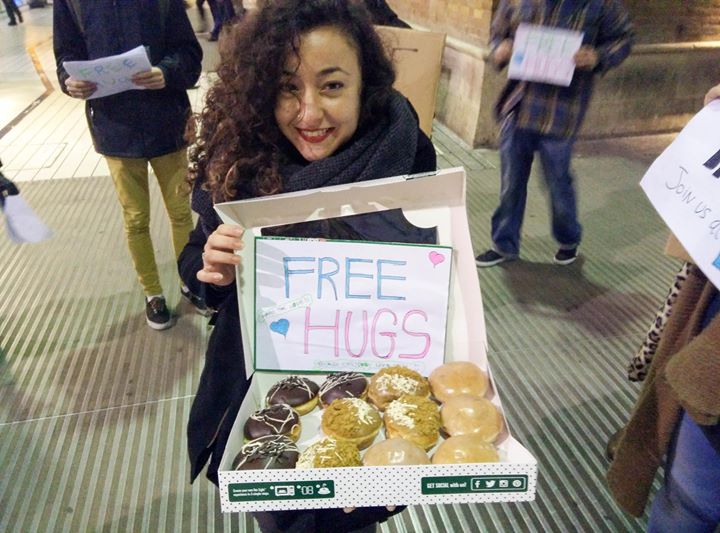 Free Hugs on the Tube (London, UK)