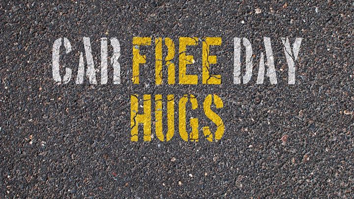 Free Hugs at Car Free Day (Vancouver, BC)