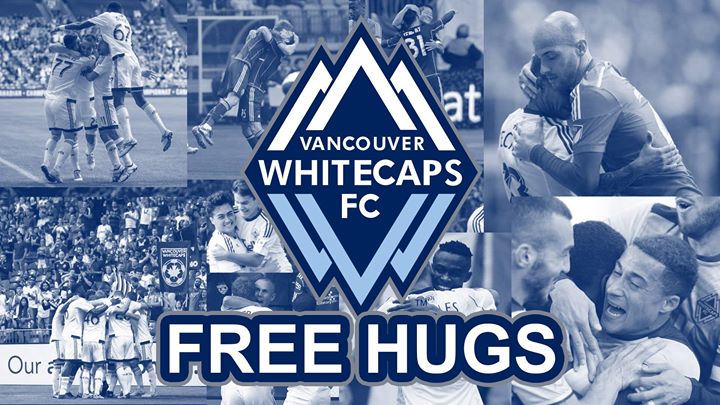 Whitecaps Free Hugs Sept 3